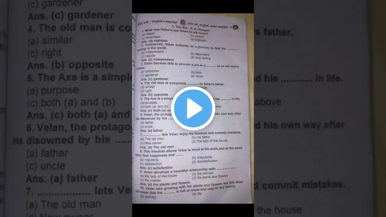 Foundation Course English 1st Year Most Imp Questions Of Chapter 3|BA BSc BCom etc #shorts #ytshorts