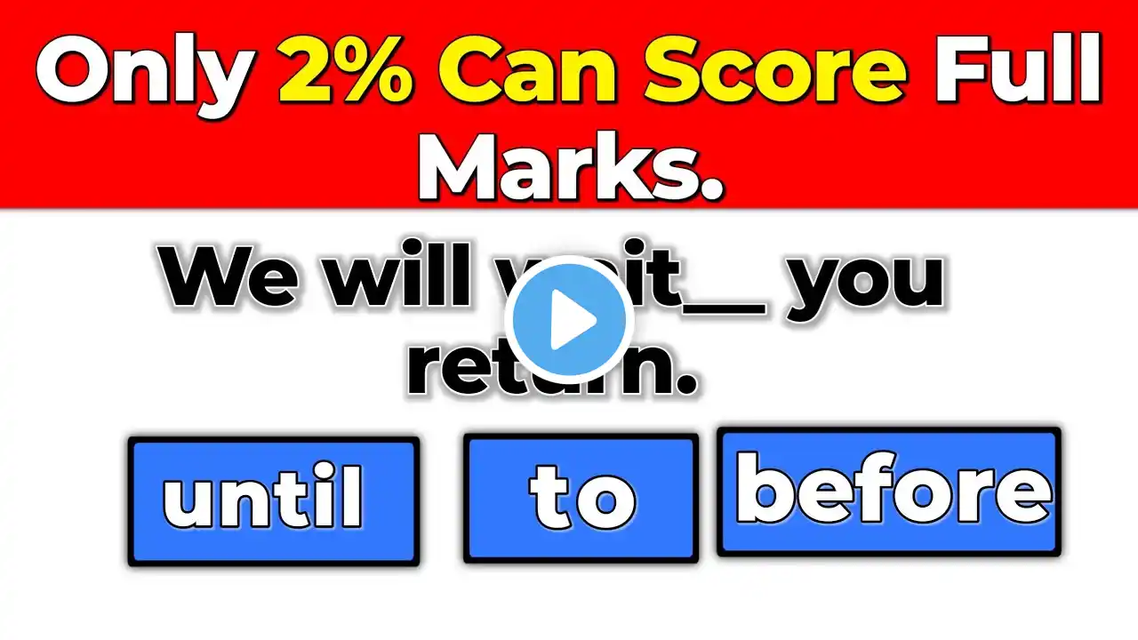 English Grammar Quiz: Only 10% Can Score Full Marks!