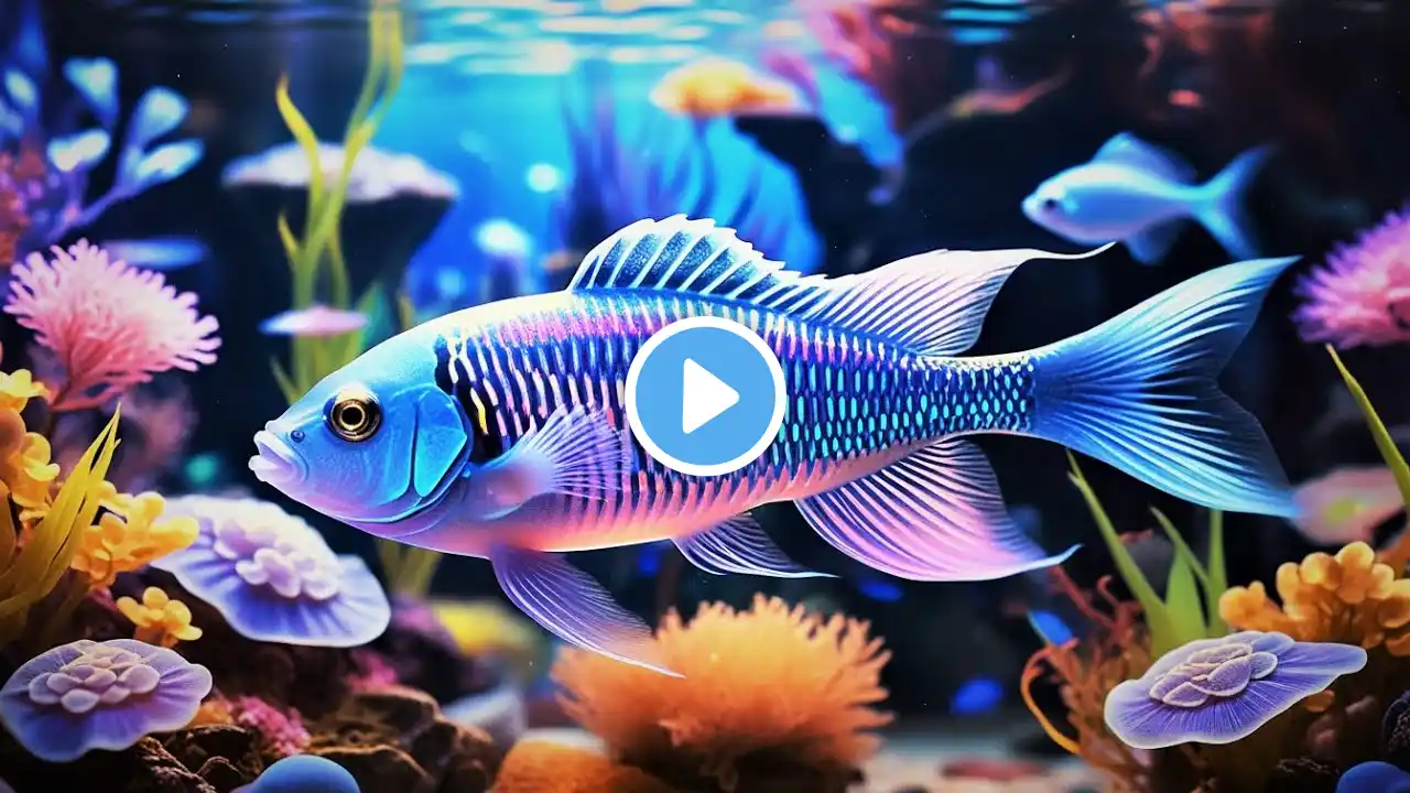 The Best 4K Aquarium 🐠 Explore the Stunning World of Sea Jellyfish and Beautiful Coral Reef Fish.#