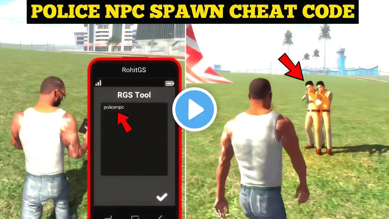 New Police NPC Spawn Cheat Code in Indian Bike Driving 3D 🤯🔥| Secret Feature | Harsh in Game