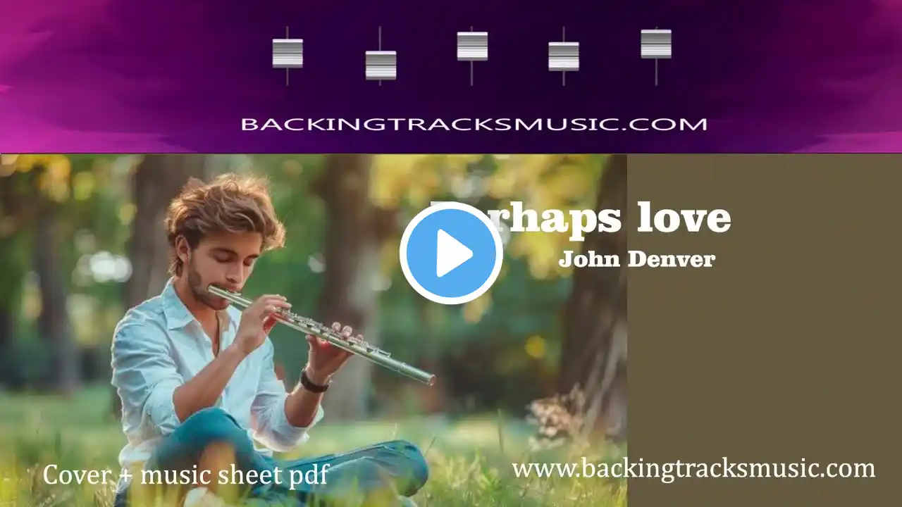 BACKING TRACKS: ""Perhaps love" (John Denver)  cover