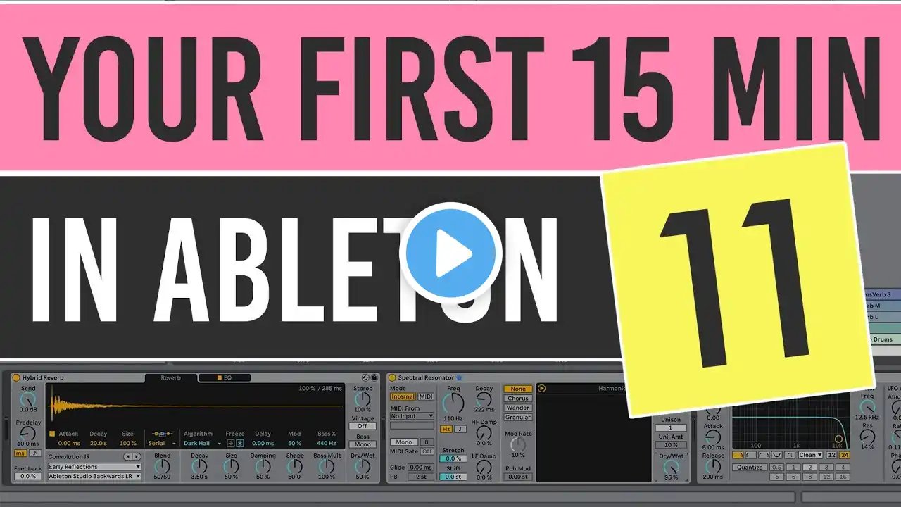 Your First 15 Minutes in Ableton Live 11 for Beginners