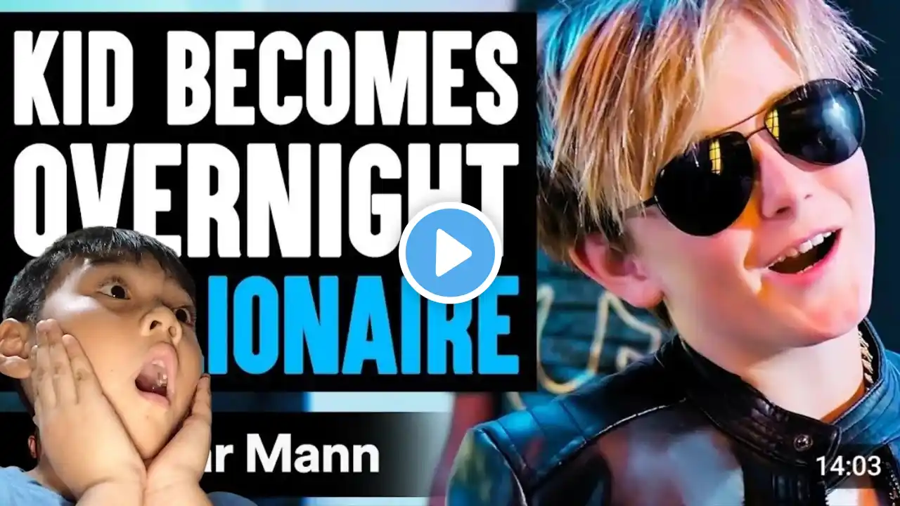 Kid becomes an overnight millionaire (DharMan)|ReactionTime