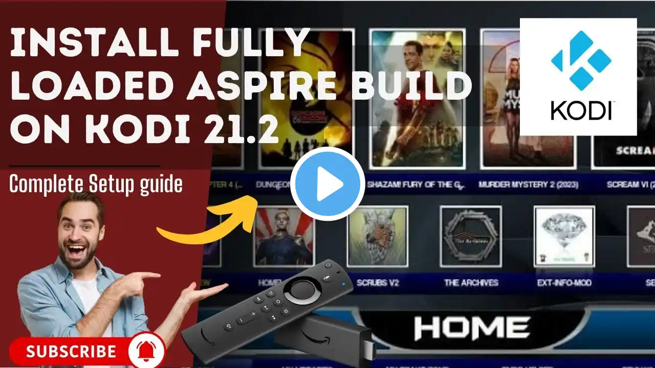 Aspire Kodi Addon 2025 | Best 2025 Kodi Addon for Kodi 21.2 Omega! 💯 #KodiBuilds2025