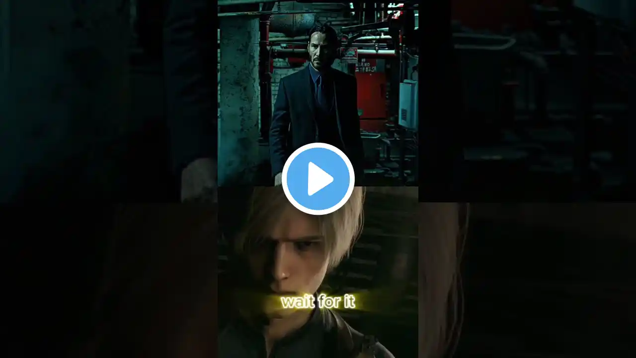 John wick vs Leon Kennedy #shorts #shortsfeed #edit #trendingshorts