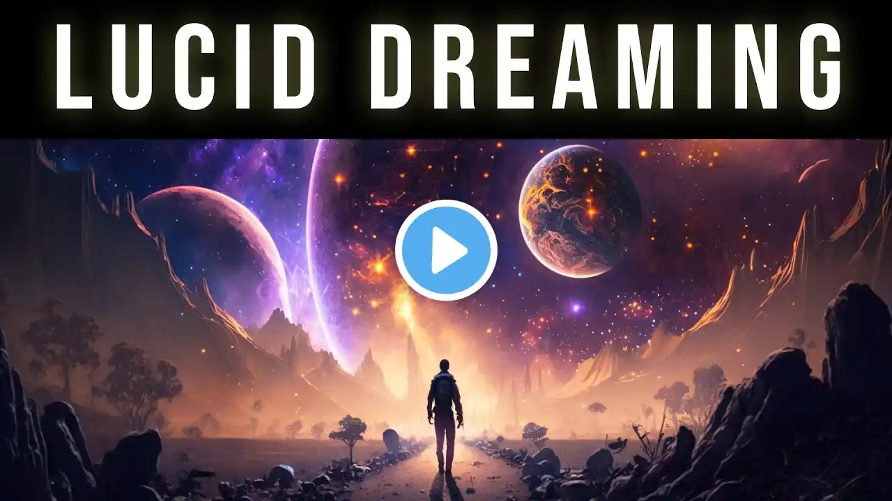 Lucid Dream Induction Sleep Music | Explore The Dream Dimension | Lucid Dreaming Black Screen Music