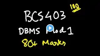 DBMS MODULE 1 BCS403 DATABASE MANAGEMENT SYSTEM | 22 Scheme VTU 4th SEM CSE