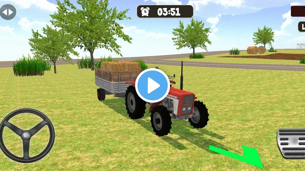 Real Indian Tractor Driving Simulator - Farming Transport Walkthrough 2024 - Android GamePlay