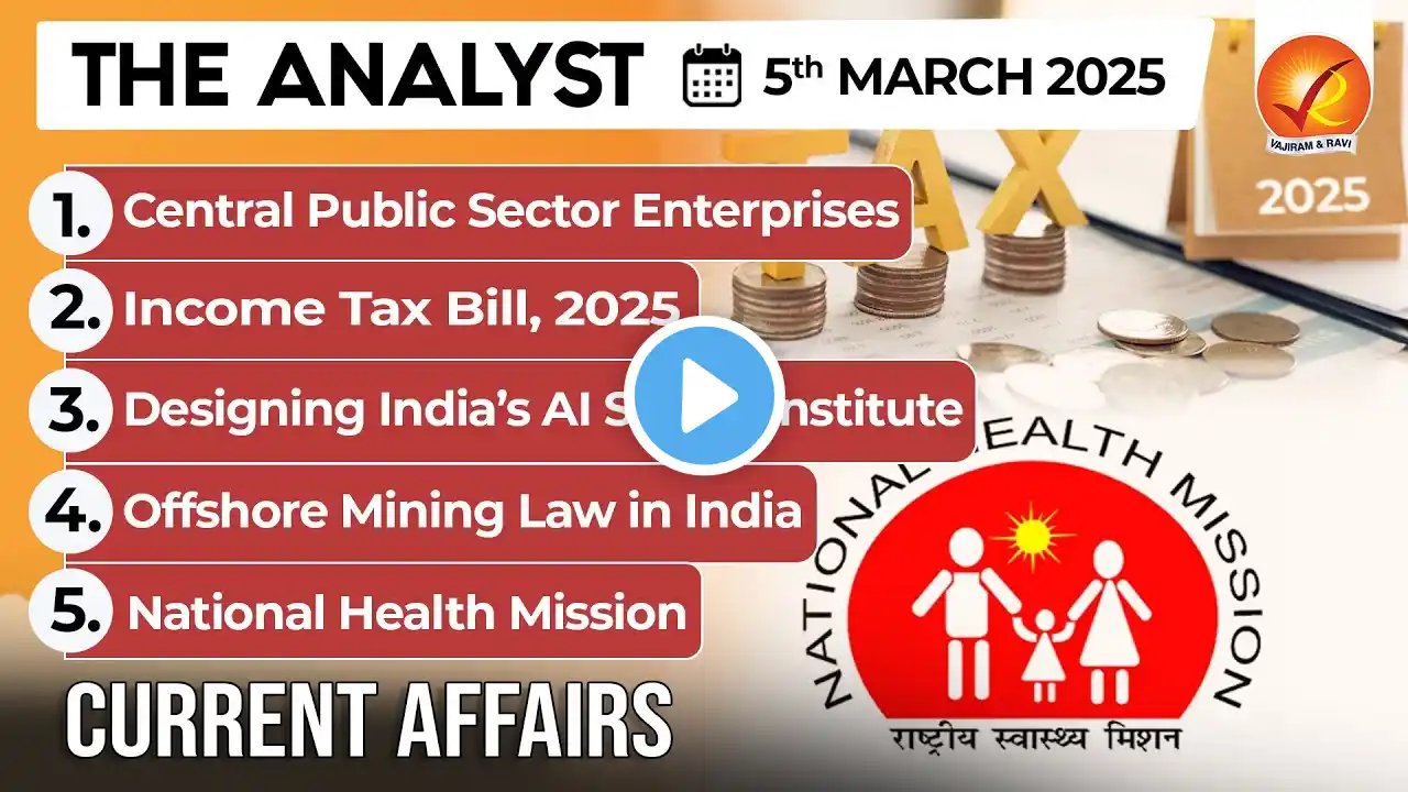 Daily Newspaper Analysis 5th Mar 2025  | The Hindu Analysis | Indian Express Analysis | The Analyst