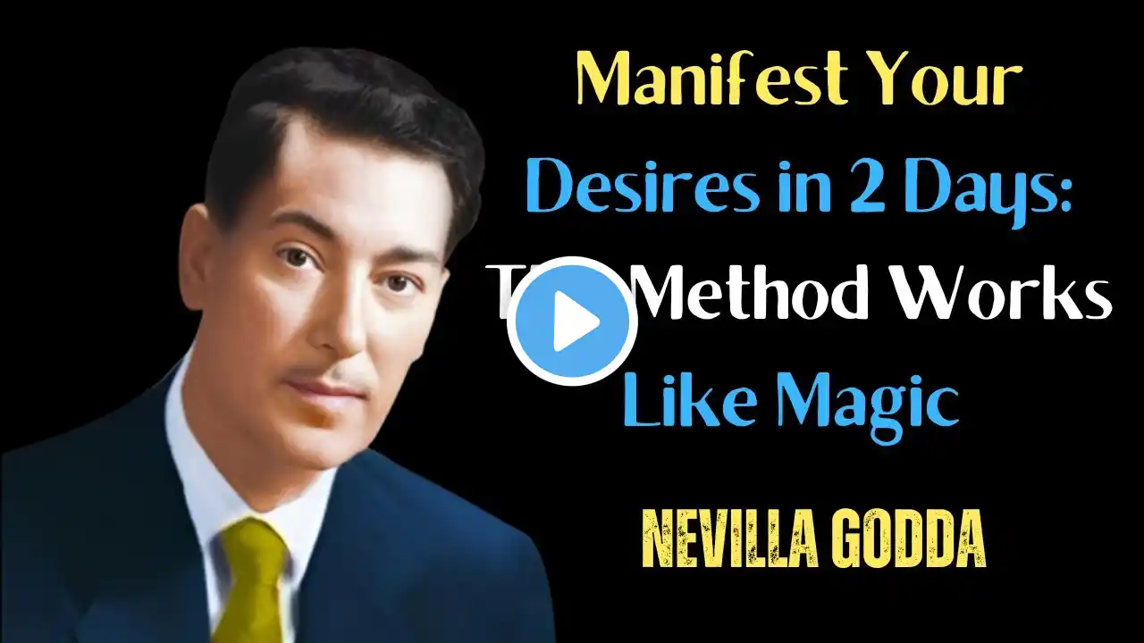 Manifest Your Desires in 2 Days: This Method Works Like Magic-Neville Goddard