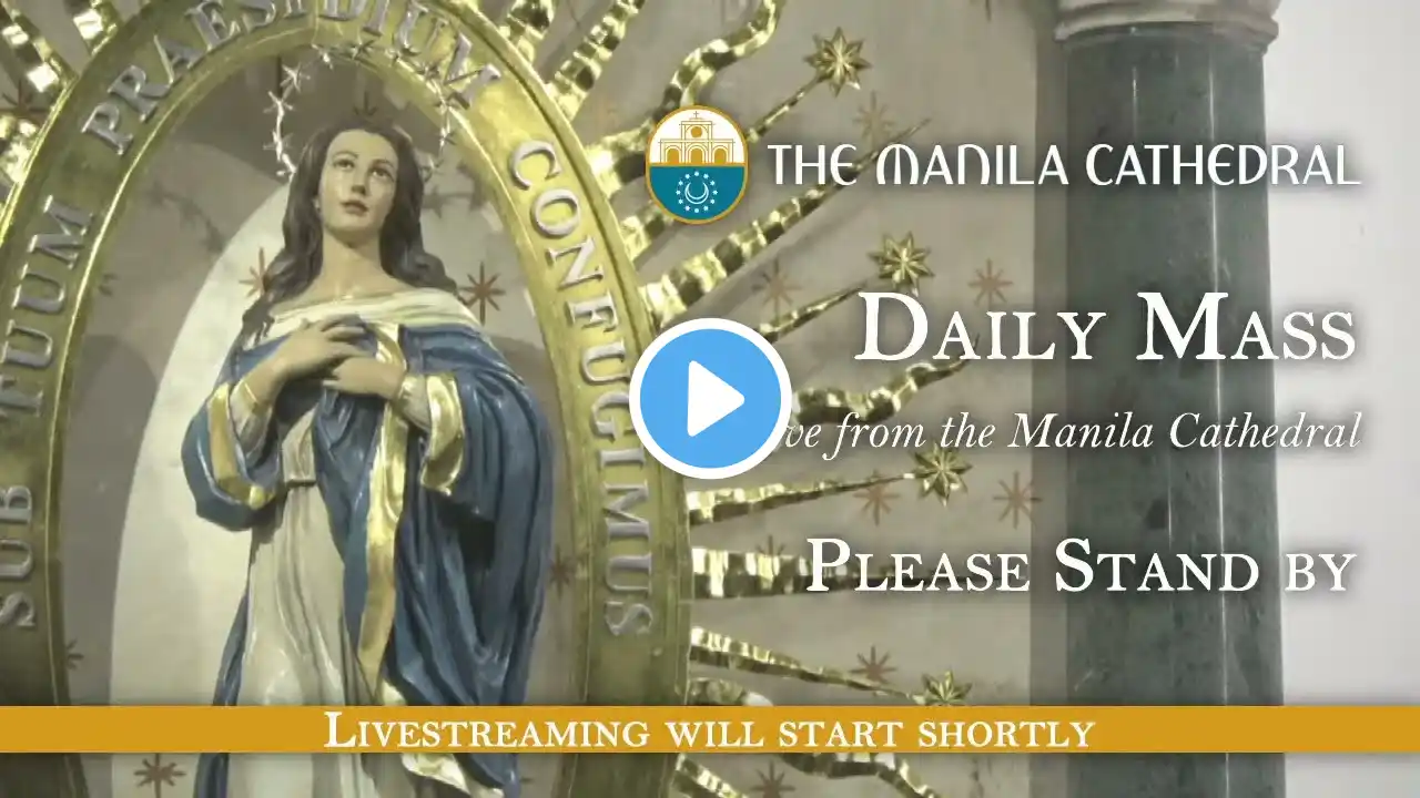 Daily Mass at the Manila Cathedral - November 29, 2024 (7:30am)