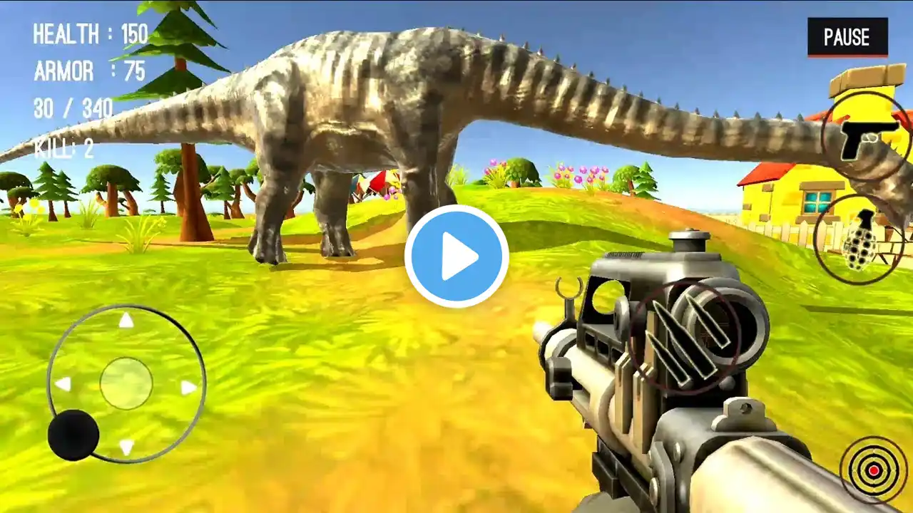 Dinosaur Hunter Dino City 2017 Android Gameplay #4