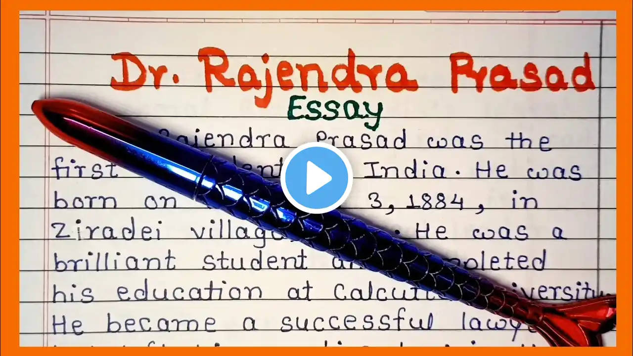 Essay on Dr Rajendra Prasad in english | Indias 1st president Dr Rajendra Prasad essay