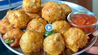 केवल 1 कच्चे आलू से नया गरमा गरम कुरकुरा नाश्ता जो भी खाए खाता ही जाए | Crispy kacche aalu ka nashta