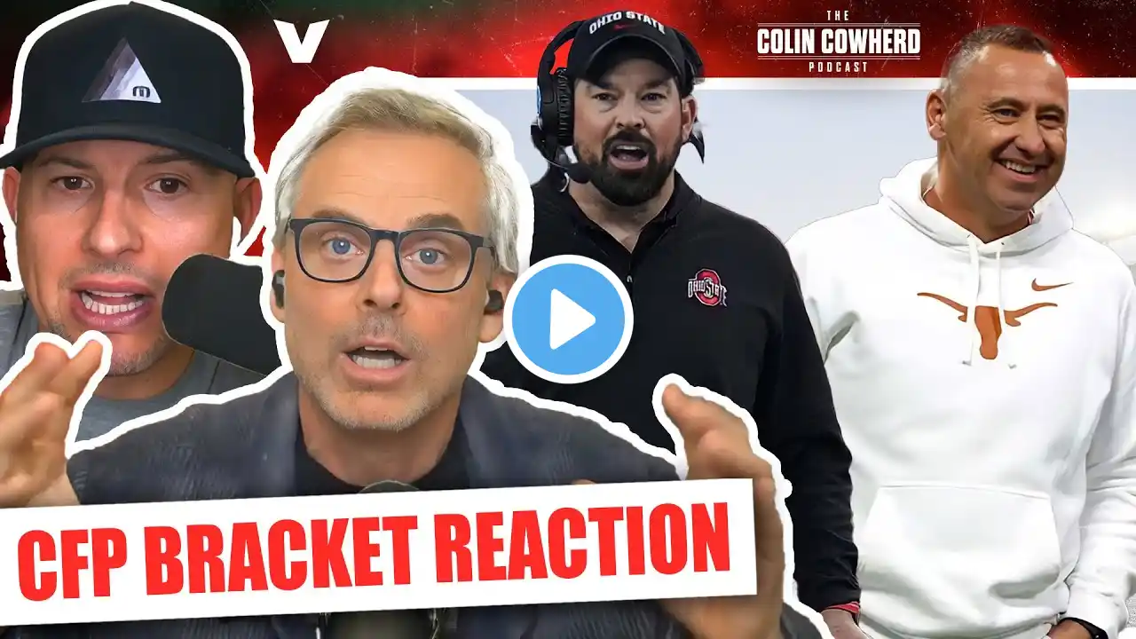 College Football Playoff Reaction: Oregon & Georgia bye, Clemson-Texas, Alabama out | Colin Cowherd