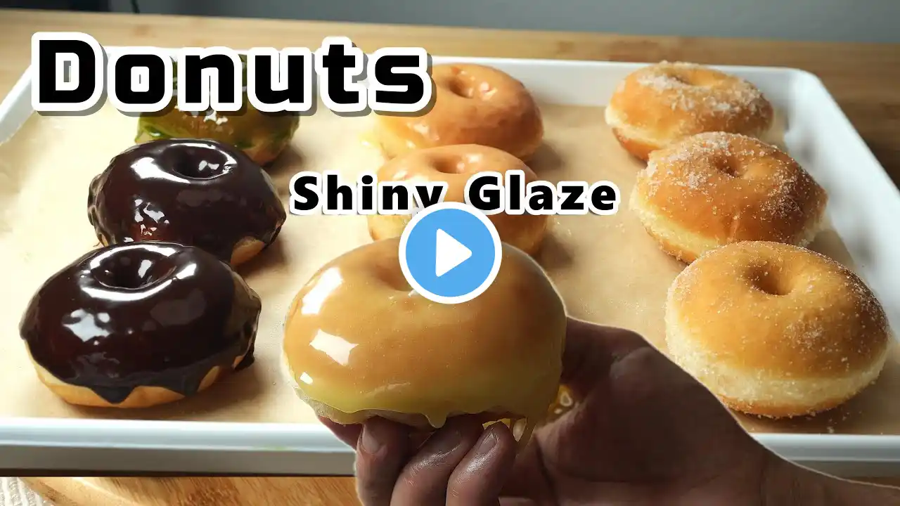 How to Make Soft & Fluffy Donuts | Secret to a Glossy Chocolate Glaze! Full Recipe & Pro Tips!