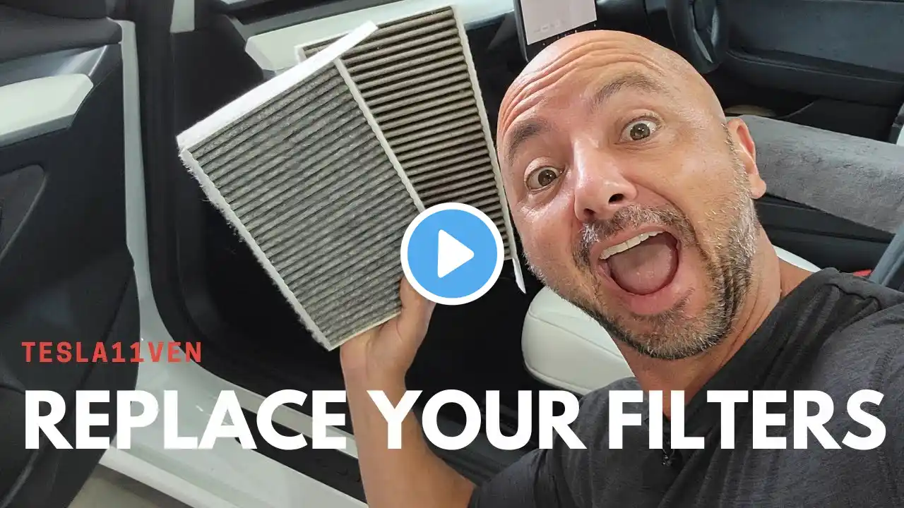 How to SAFELY replace your Tesla Model 3 air filters 10 minutes - The Easy Way