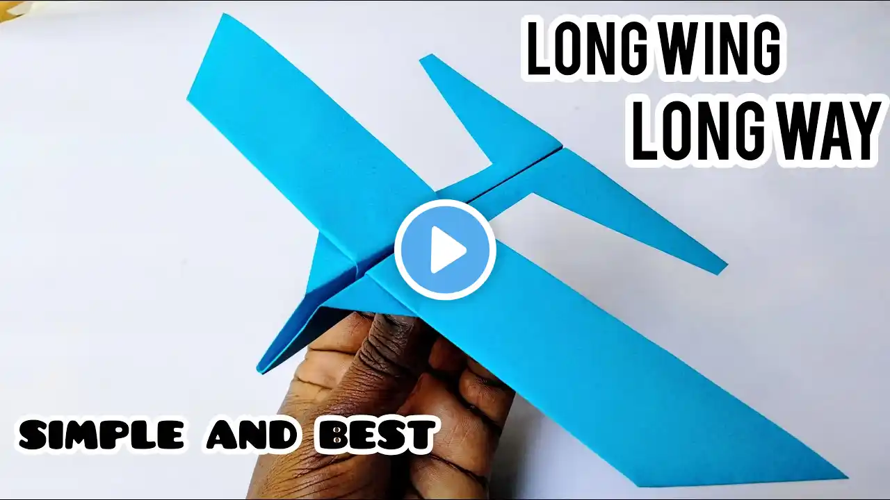 Amazing long wing Planes | How To Make A Paper Plane That Fly Far #paperplane