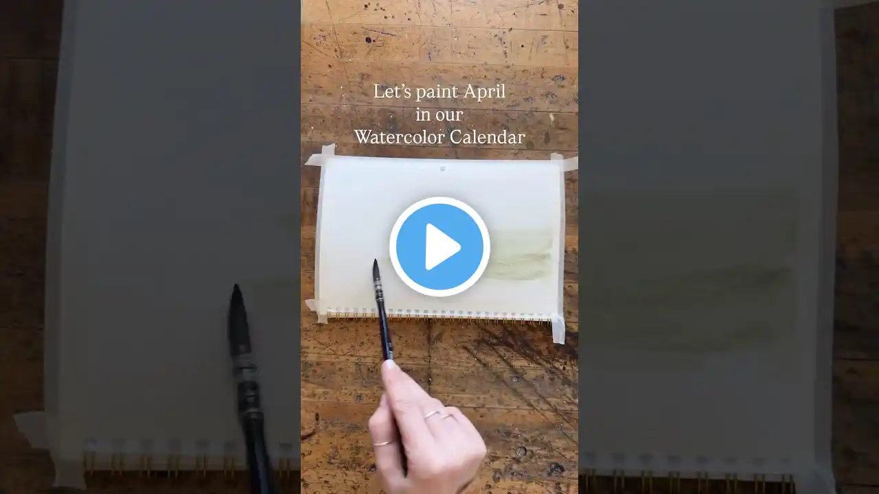 Let's Paint a Watercolor Calendar