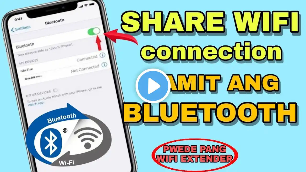 PAANO ISHARE ANG WIFI CONNECTION GAMIT ANG BLUETOOTH? | JOVTV