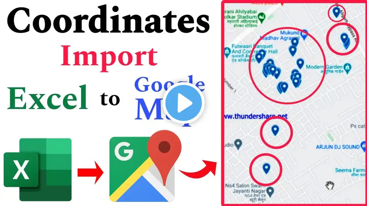 How to Import Excel Data with Latitude & Longitude into Google Maps | Easy Step-by-Step Guide |