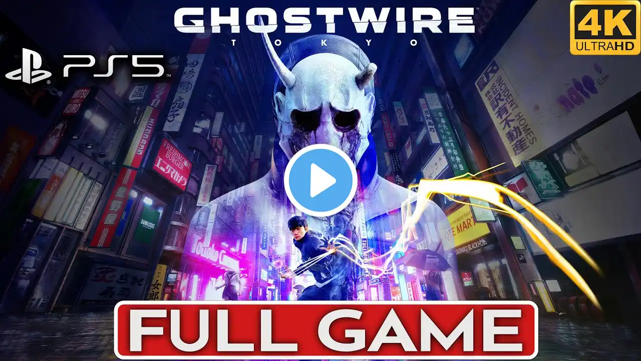 GHOSTWIRE TOKYO PS5 Gameplay Walkthrough FULL GAME [4K 60FPS Ray Tracing] - No Commentary