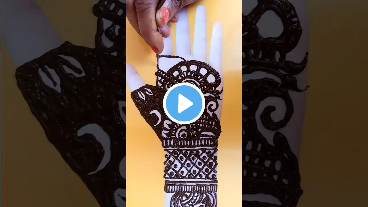 Bridal mehndi designs #mehndi #mehndidesign #shortvideo #henna #shortsfeed #shorts