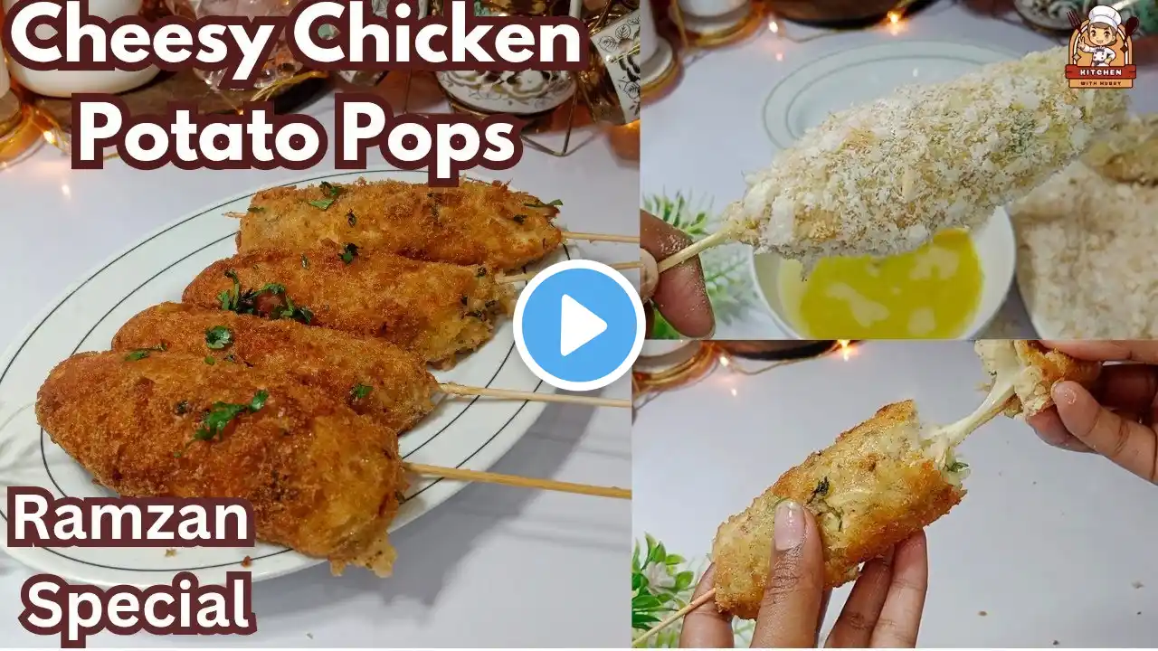 Ramzan Series Ep-2 | Cheesy Chicken Potato Pops Recipe | Iftar Special | Make & Store Chicken Pops