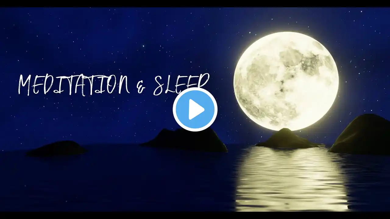 Night by the Ocean 🌊 1 Hour of Calming Wave Sounds & Relaxing Music for Sleep and Meditation