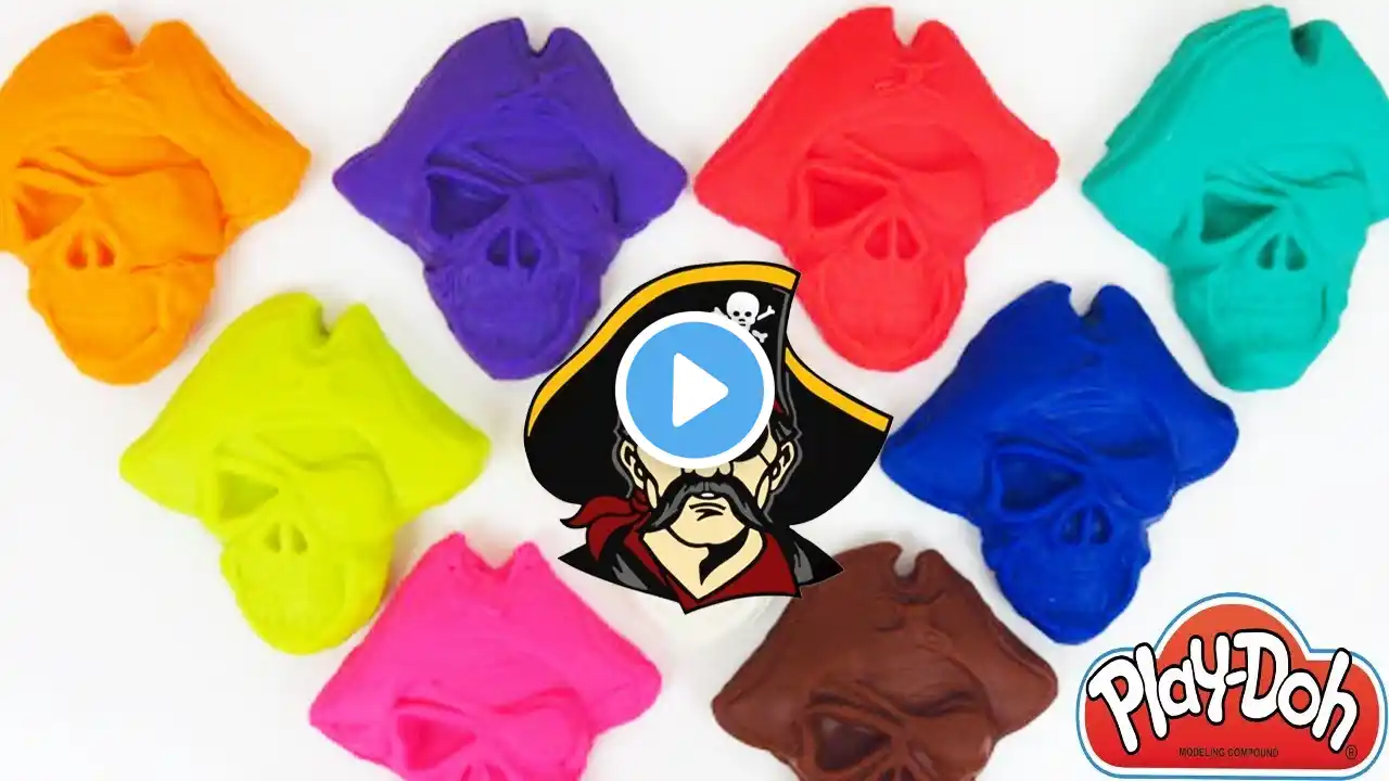 Learn Colors for Children Play Doh Baby Pirates Fun and Creative for Kids Egg Toys Videos