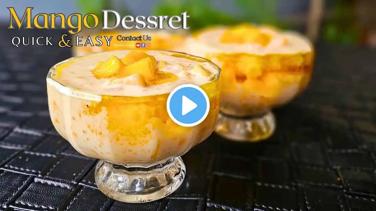 summer food ideas | mango dessert recipes easy at home| creamy mango delight