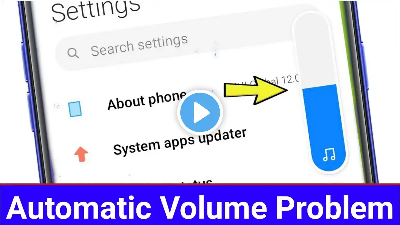 automatic volume down problem | automatic volume increase problem | xiaomi redmi note 10 pro