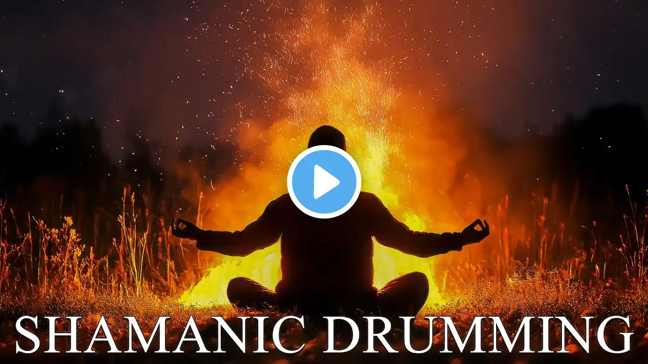 SHAMANIC DRUMS - DEEP TRANCE HUMMING MEDITATION - Shamanic Meditation Music for Stress Relief, Sleep