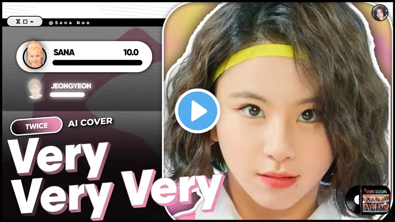 [AI COVER] How Would TWICE Sing - ‘Very Very Very’ by I.O.I | Sanaboo