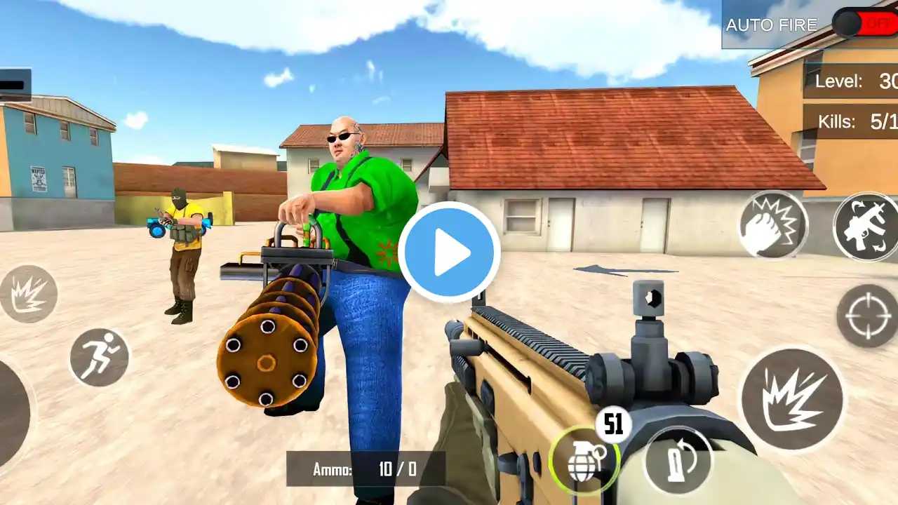 Police Counter Terrorist Shooting:FPS Strike War - Android GamePlay - FPS Shooting Games #22