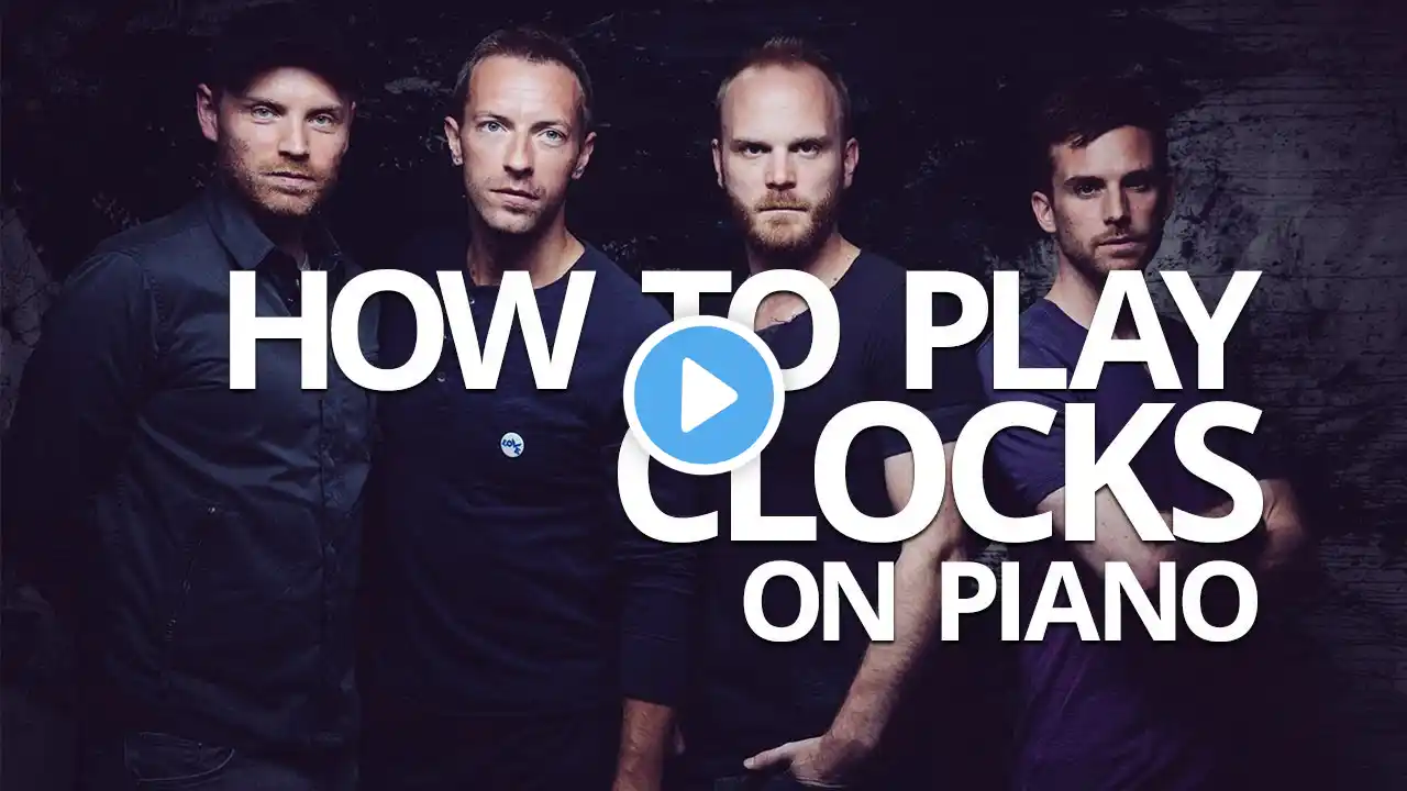 How To Play Clocks by Coldplay (Beginner Piano Lesson)