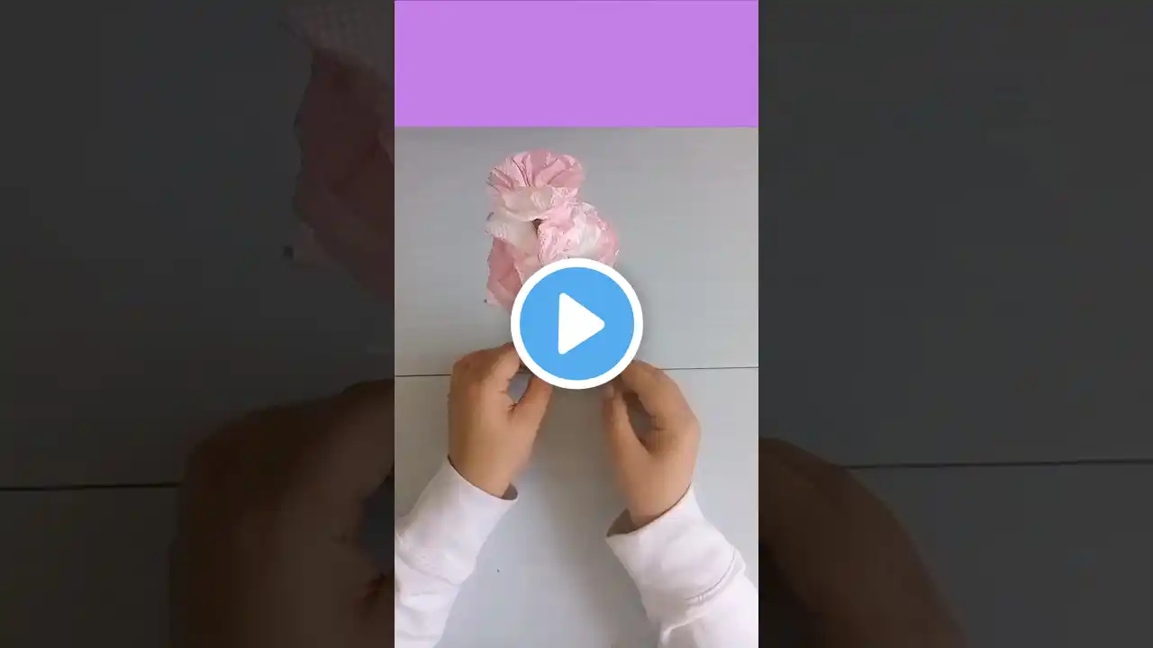 #Craft #DIY #Paper flowers #Handmade #Art andTissue Paper Flower #Easy DIY Paper Flower Craft