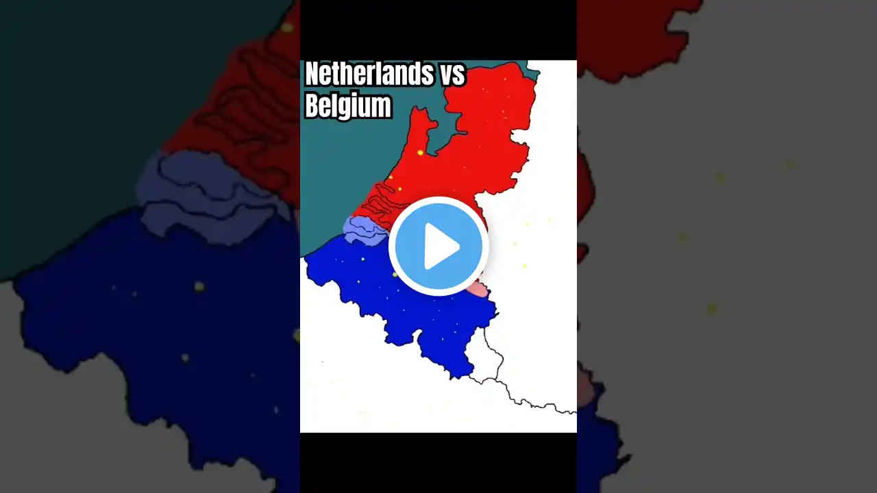 (Fake Scenario) Belgium vs Netherlands #mapping #dontoliver  #shorts