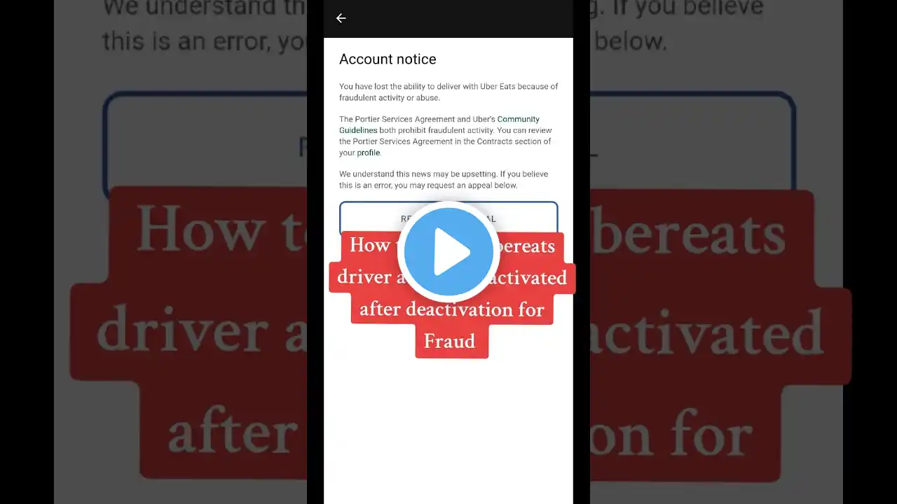I’m Reactivating UberEats Account