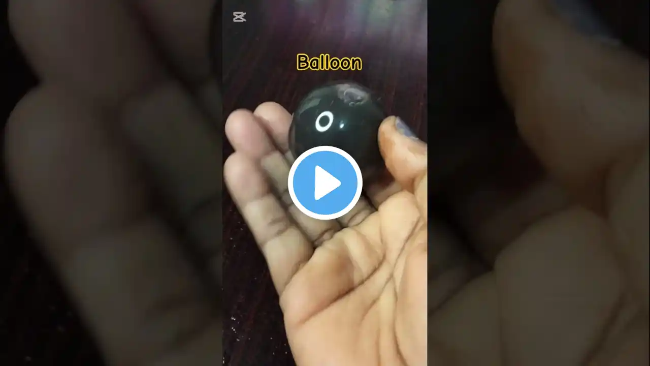 Black crafting balloon with nano tape.#shorts #youtubeshorts #diy #art