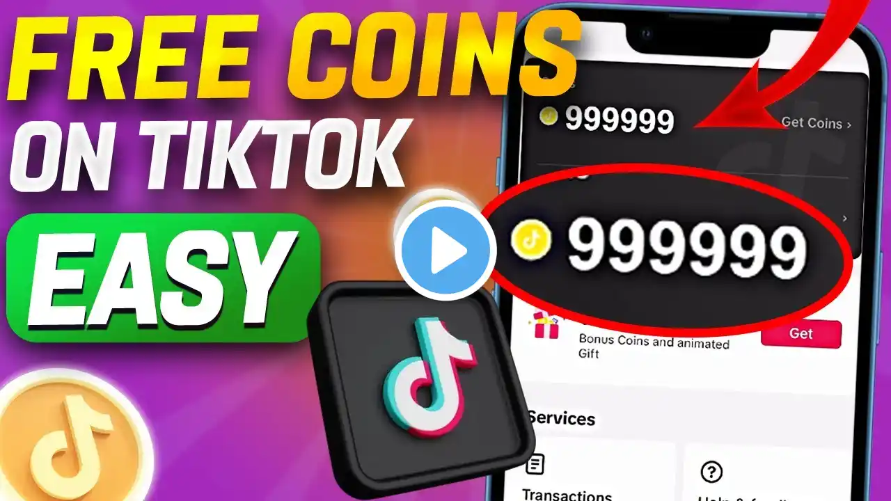 How to Get FREE TIKTOK COINS 2024 ✅ Unlimited 999,999+ Free Tik Tok Coins (iOS & Android)