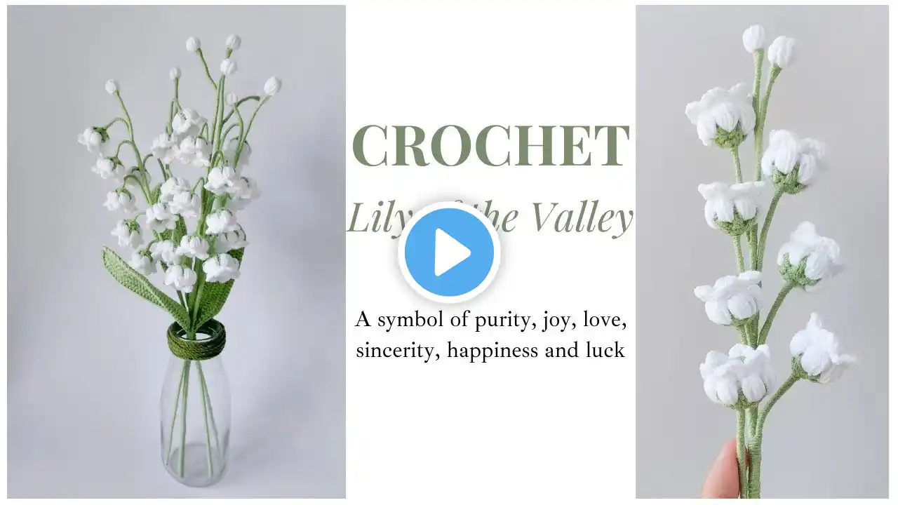 How to Crochet Lily of the Valley - a Beautiful Bouquet 💐 | NHÀ LEN