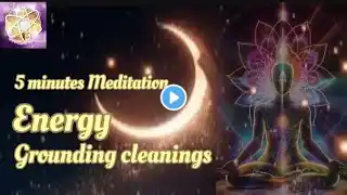 5-Minute Grounding & Energy Cleansing Meditation | Restore Balance & Inner Peace Thankyou god