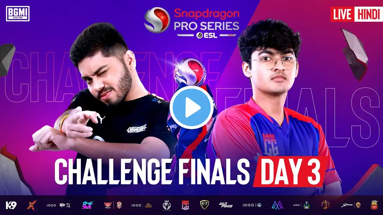 [HINDI] BGMI Snapdragon Mobile Challenge Finals Day 3 | The Final Fight for the Trophy!