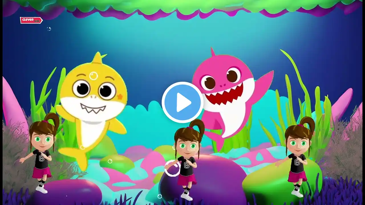 Tiny Ocean Tunes: Adventures with Baby Shark Junior || Baby Shark's Rhymes Bubble and Beats #kids