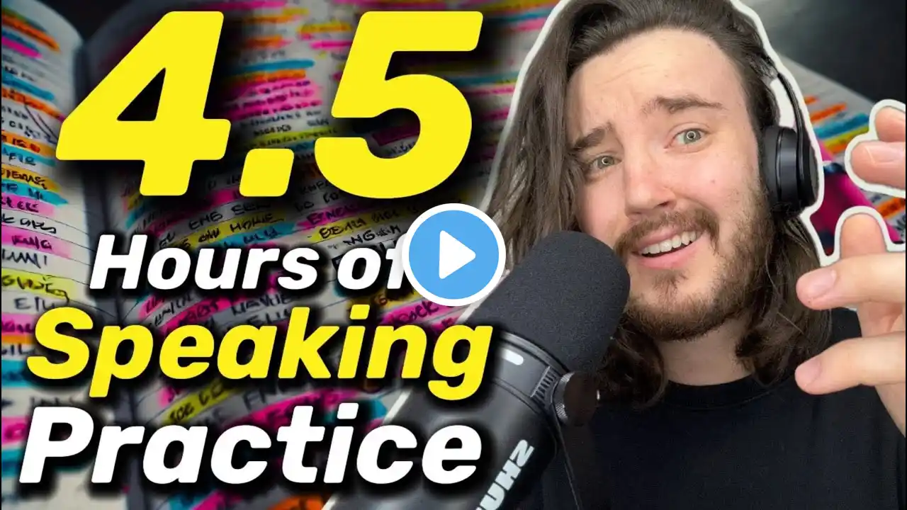 the BEST way to improve English speaking skills | 4.5 Hours of Super Sentences speaking practice