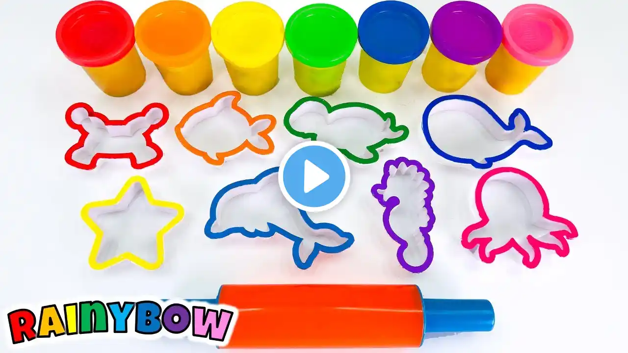 How to Make Sea Animals with Play Doh Cutters