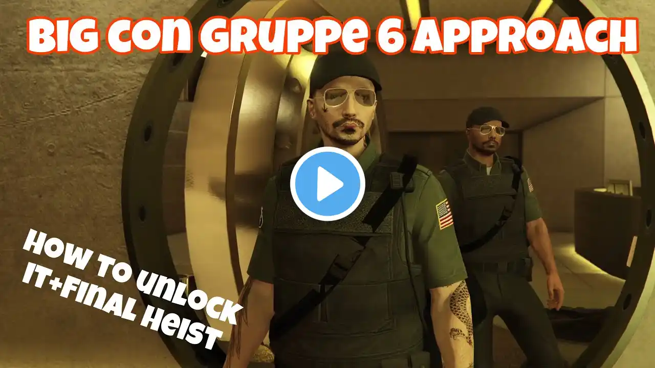 How to Unlock and Complete the Big Con Approach- Gruppe Sechs (Diamond Casino Heist) in GTA Online!