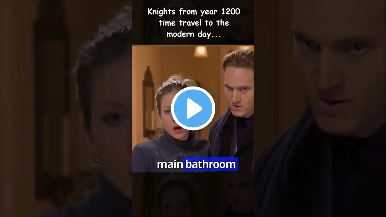 Knights from year 1200 time travel to the modern day