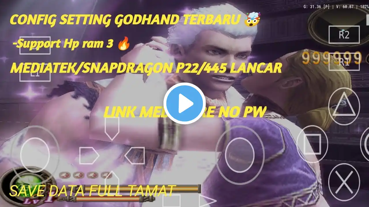 Config Setting Godhand 60fps Terbaru 2024!! Support Hp Kentang Mediatek/Snap Lancar Jaya🔥